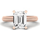 Senna Emerald Diamond Engagement Ring (Lab Grown Igi Cert) rosegold