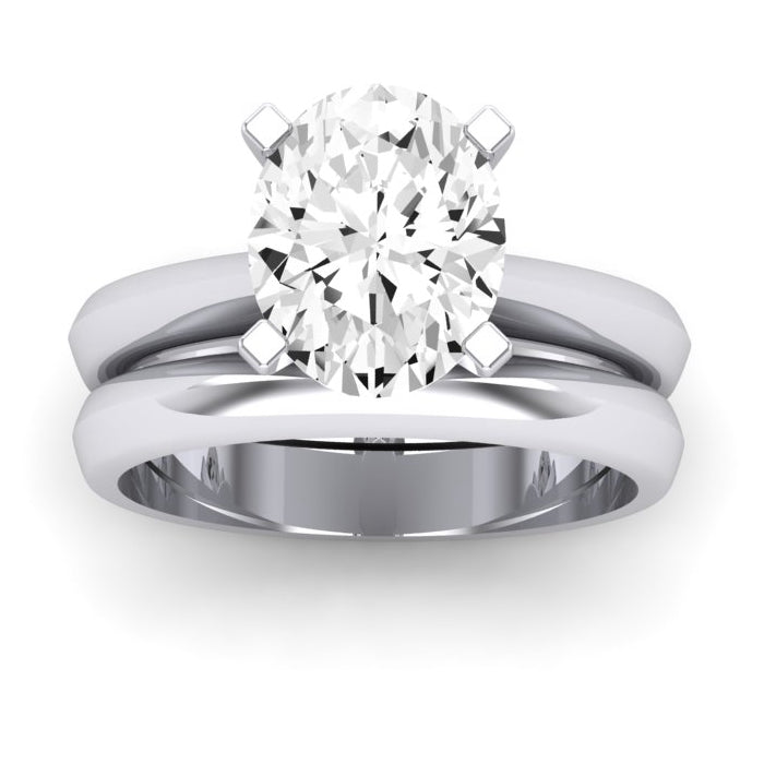 2.00 ct - Senna - GIA Natural Oval Diamond Bridal Set