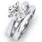 Senna Diamond Matching Band Only (does Not Include Engagement Ring) For Ring With Round Center whitegold