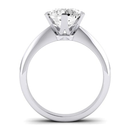 Senna Diamond Matching Band Only (does Not Include Engagement Ring) For Ring With Round Center whitegold