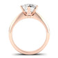 Senna Diamond Matching Band Only (does Not Include Engagement Ring) For Ring With Round Center rosegold