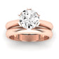 Senna Diamond Matching Band Only (does Not Include Engagement Ring) For Ring With Round Center rosegold