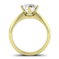 Senna Diamond Matching Band Only (does Not Include Engagement Ring) For Ring With Round Center yellowgold