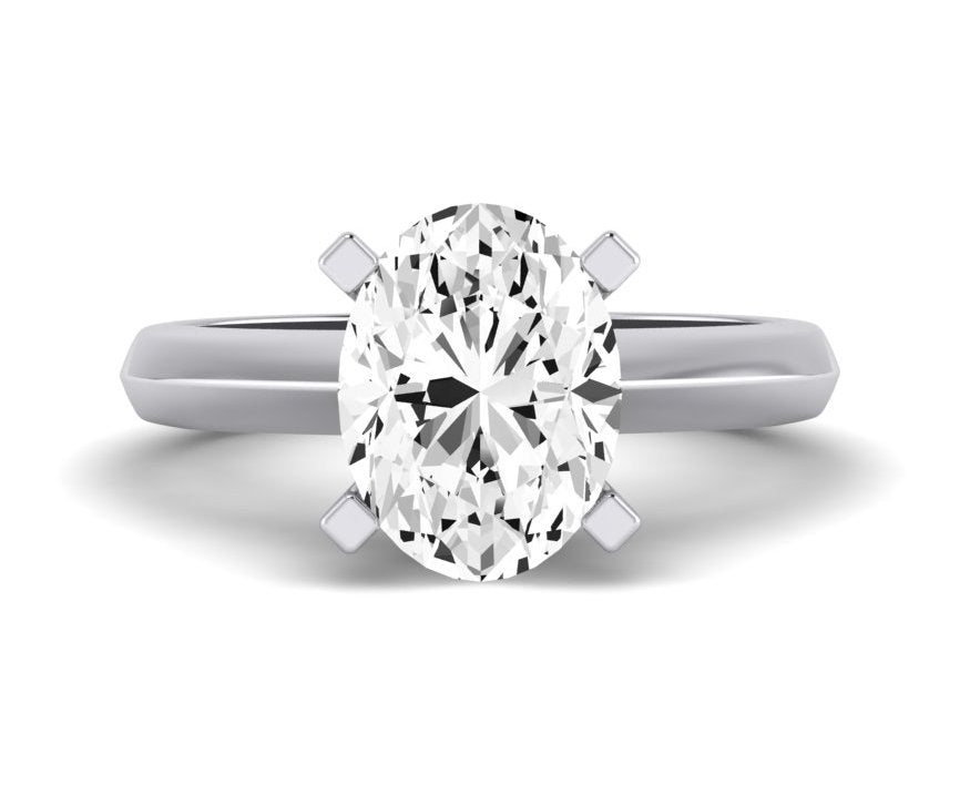 Senna Oval Diamond Engagement Ring (Lab Grown Igi Cert) whitegold