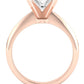 Senna Oval Diamond Engagement Ring (Lab Grown Igi Cert) rosegold