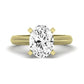 Senna Oval Moissanite Bridal Set yellowgold