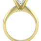 Senna Oval Moissanite Engagement Ring yellowgold