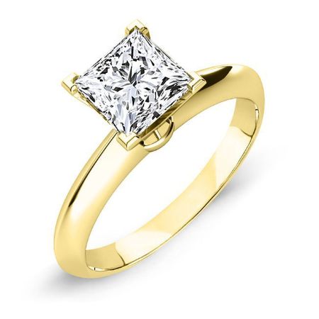 Senna Princess Moissanite Bridal Set yellowgold