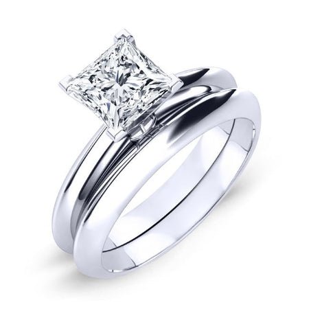 2.00 ct - Senna - Princess Moissanite Bridal Set