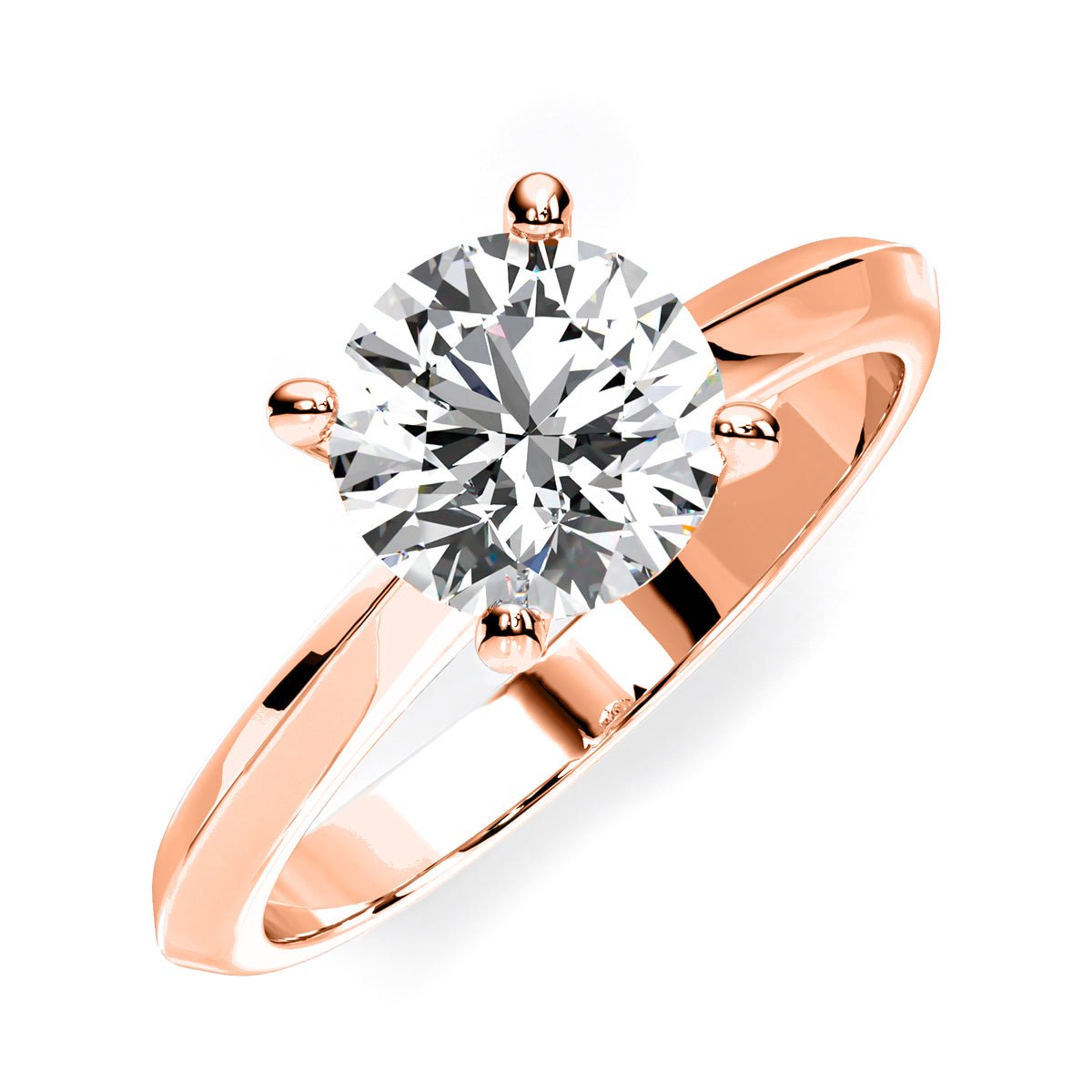 senna round rosegold