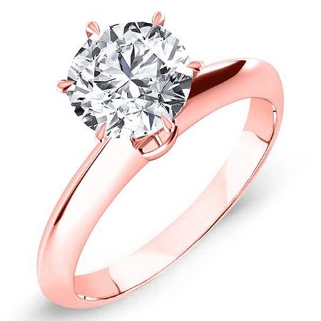 Senna Round Diamond Bridal Set (Lab Grown Igi Cert) rosegold