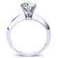 Senna Round Moissanite Bridal Set whitegold