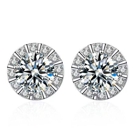 Serenity Diamond Earrings whitegold