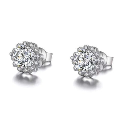 Shea Diamond Earrings (Clarity Enhanced) whitegold