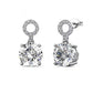 Sheryl Moissanite Earrings whitegold