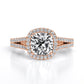 Silene Cushion Diamond Engagement Ring (Lab Grown Igi Cert) rosegold