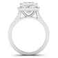 Silene Diamond Matching Band Only ( Engagement Ring Not Included) For Ring With Princess Center whitegold