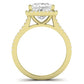 Silene Diamond Matching Band Only ( Engagement Ring Not Included) For Ring With Princess Center yellowgold