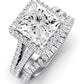 Silene Diamond Matching Band Only ( Engagement Ring Not Included) For Ring With Princess Center whitegold