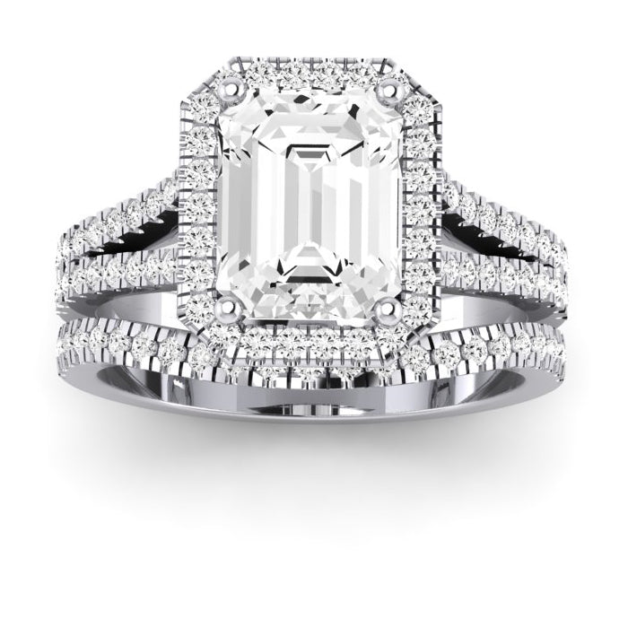 1.00 ct - Silene - Emerald Lab Diamond Bridal Set (IGI Certified)