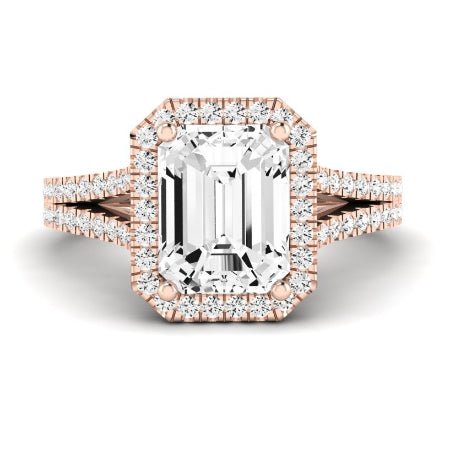 Silene Emerald Diamond Bridal Set (Lab Grown Igi Cert) rosegold