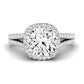 Silene Cushion Diamond Bridal Set (Lab Grown Igi Cert) whitegold