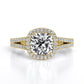 Silene Cushion Diamond Engagement Ring (Lab Grown Igi Cert) yellowgold