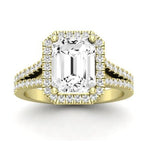 Silene Emerald Diamond Bridal Set (Lab Grown Igi Cert) yellowgold