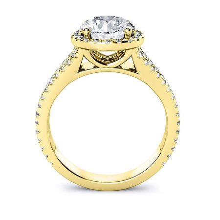 Silene Round Diamond Bridal Set (Lab Grown Igi Cert) yellowgold