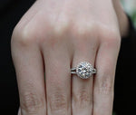Silene Round Diamond Engagement Ring (Lab Grown Igi Cert) whitegold