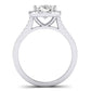 Silene Oval Diamond Bridal Set (Lab Grown Igi Cert) whitegold