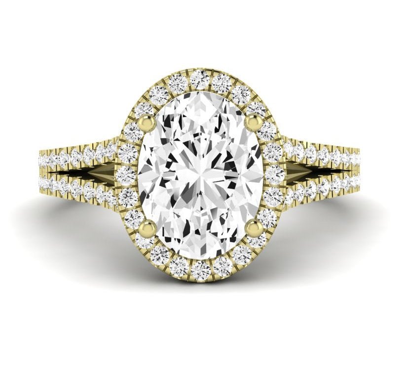 Silene Oval Diamond Engagement Ring (Lab Grown Igi Cert) yellowgold