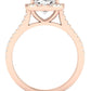 Silene Oval Diamond Engagement Ring (Lab Grown Igi Cert) rosegold