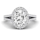 Silene Oval Diamond Engagement Ring (Lab Grown Igi Cert) whitegold