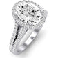 Silene Oval Diamond Engagement Ring (Lab Grown Igi Cert) whitegold