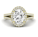 Silene Oval Diamond Engagement Ring (Lab Grown Igi Cert) yellowgold