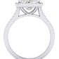 Silene Princess Diamond Engagement Ring (Lab Grown Igi Cert) whitegold