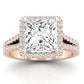 Silene Princess Diamond Engagement Ring (Lab Grown Igi Cert) rosegold