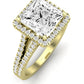 Silene Princess Diamond Engagement Ring (Lab Grown Igi Cert) yellowgold