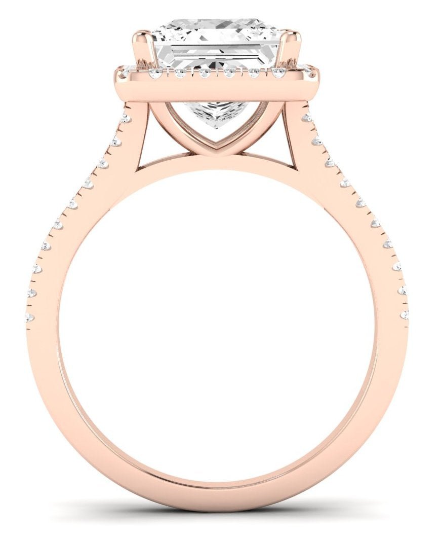 Silene Princess Diamond Engagement Ring (Lab Grown Igi Cert) rosegold