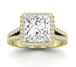 Silene Princess Diamond Engagement Ring (Lab Grown Igi Cert) yellowgold