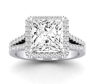 Silene Princess Diamond Engagement Ring (Lab Grown Igi Cert) whitegold