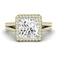 Silene Princess Diamond Engagement Ring (Lab Grown Igi Cert) yellowgold