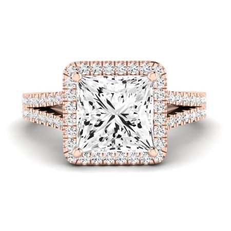 Silene Princess Moissanite Bridal Set rosegold