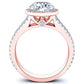 Silene Round Diamond Bridal Set (Lab Grown Igi Cert) rosegold