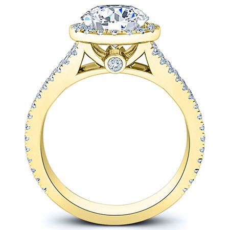 Silene Round Diamond Bridal Set (Lab Grown Igi Cert) yellowgold