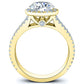 Silene Round Diamond Bridal Set (Lab Grown Igi Cert) yellowgold