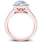 Silene Round Diamond Bridal Set (Lab Grown Igi Cert) rosegold