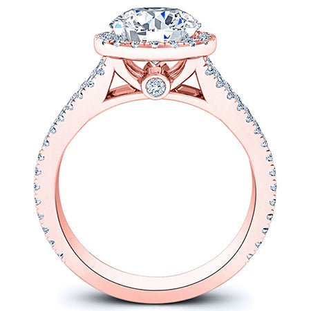 Silene Round Diamond Bridal Set (Lab Grown Igi Cert) rosegold