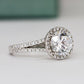 Silene Round Diamond Engagement Ring (Lab Grown Igi Cert) whitegold